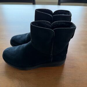 UGG Kristin Wedge Bootie Black